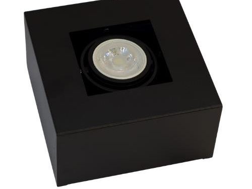 PLAFON PARA 1 DICRO CARDANICO NEGRO TEXTURADO
