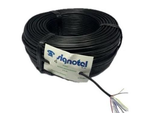 Cable Telefónico Subterráneo Exterior 8 pares - Negro - Por Metro