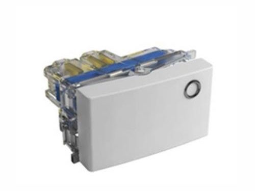 PULSADOR CON NEON 10A BLANCO