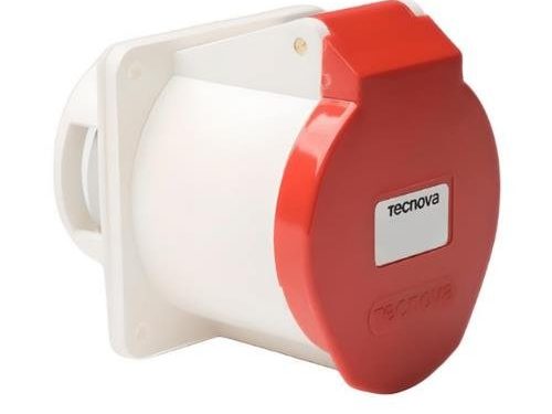 TOMA PARA EMBUTIR FIJA IP44 32A 3 POLOS + TIERRA 380V
