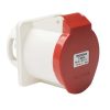 TOMA PARA EMBUTIR FIJA IP44 16A 3 POLOS + N + TIERRA 380V