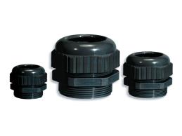 PRENSACABLE PVC ROSCA ELECTRICA 1" CON TUERCA