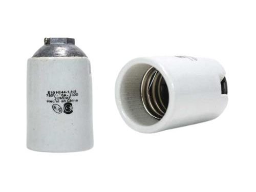 37009-PORTALAMPARA-PORCELANA-E40-CASQUILLO-ALUMINIO-58 PORTALAMPARA PORCELANA E40 CASQUILLO ALUMINIO 5/8